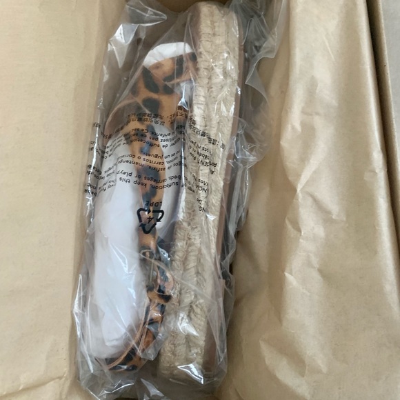 NIB Madewell Espadrille Sandals in Calf Hair - Picture 2 of 7